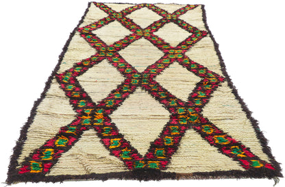 3 x 8 Vintage Moroccan Azilal Rug 21625