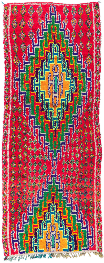 3 x 9 Vintage Moroccan Azilal Rug 21628