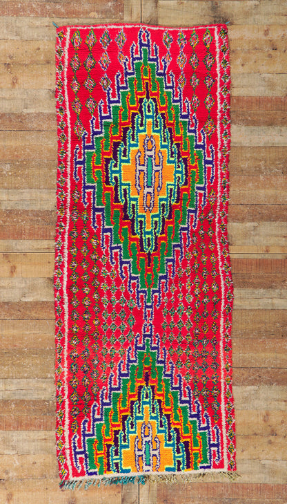 3 x 9 Vintage Moroccan Azilal Rug 21628