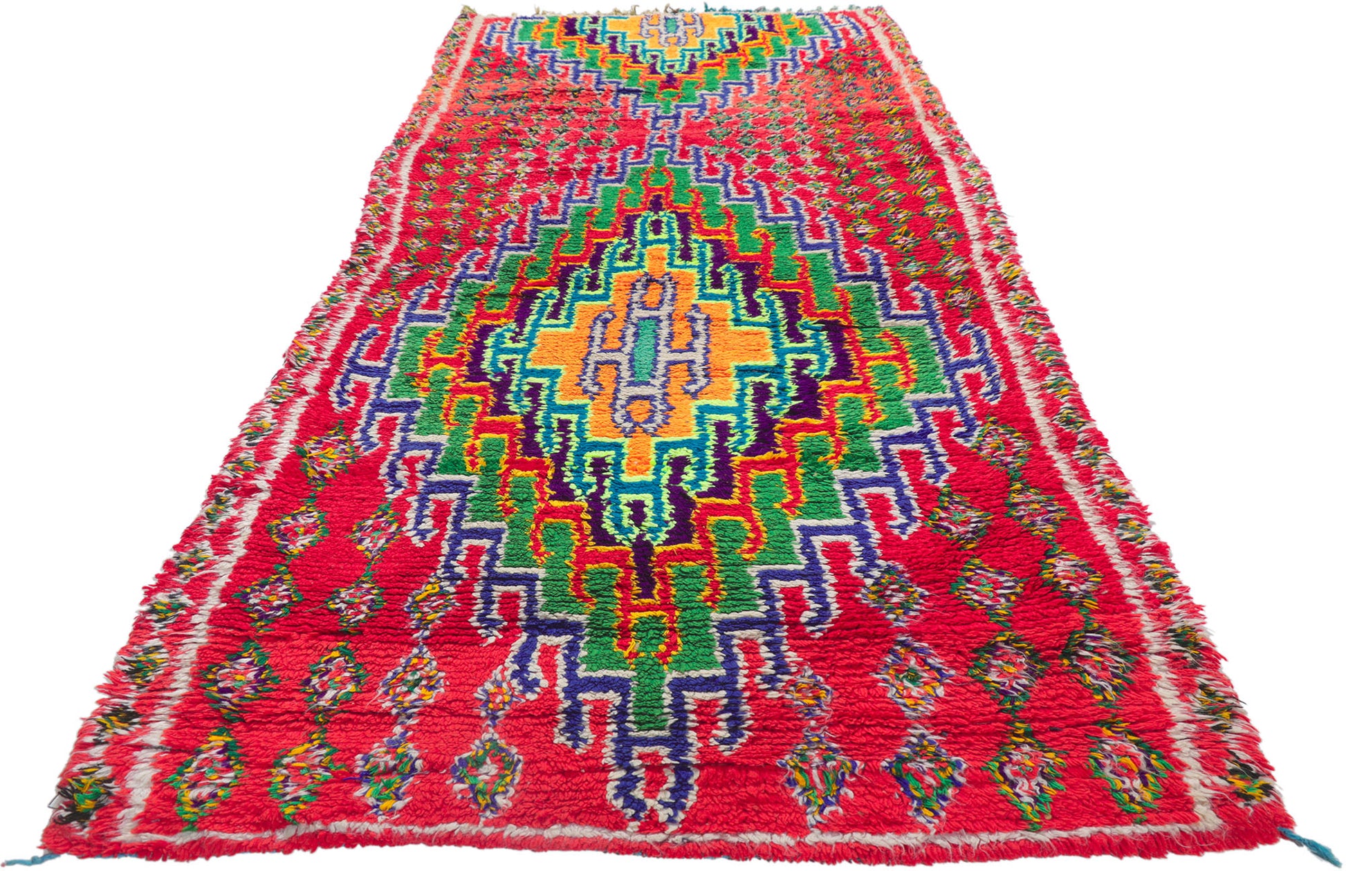 3 x 9 Vintage Moroccan Azilal Rug 21628