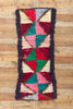 2 x 6 Vintage Moroccan Boucherouite Rag Rug 21630