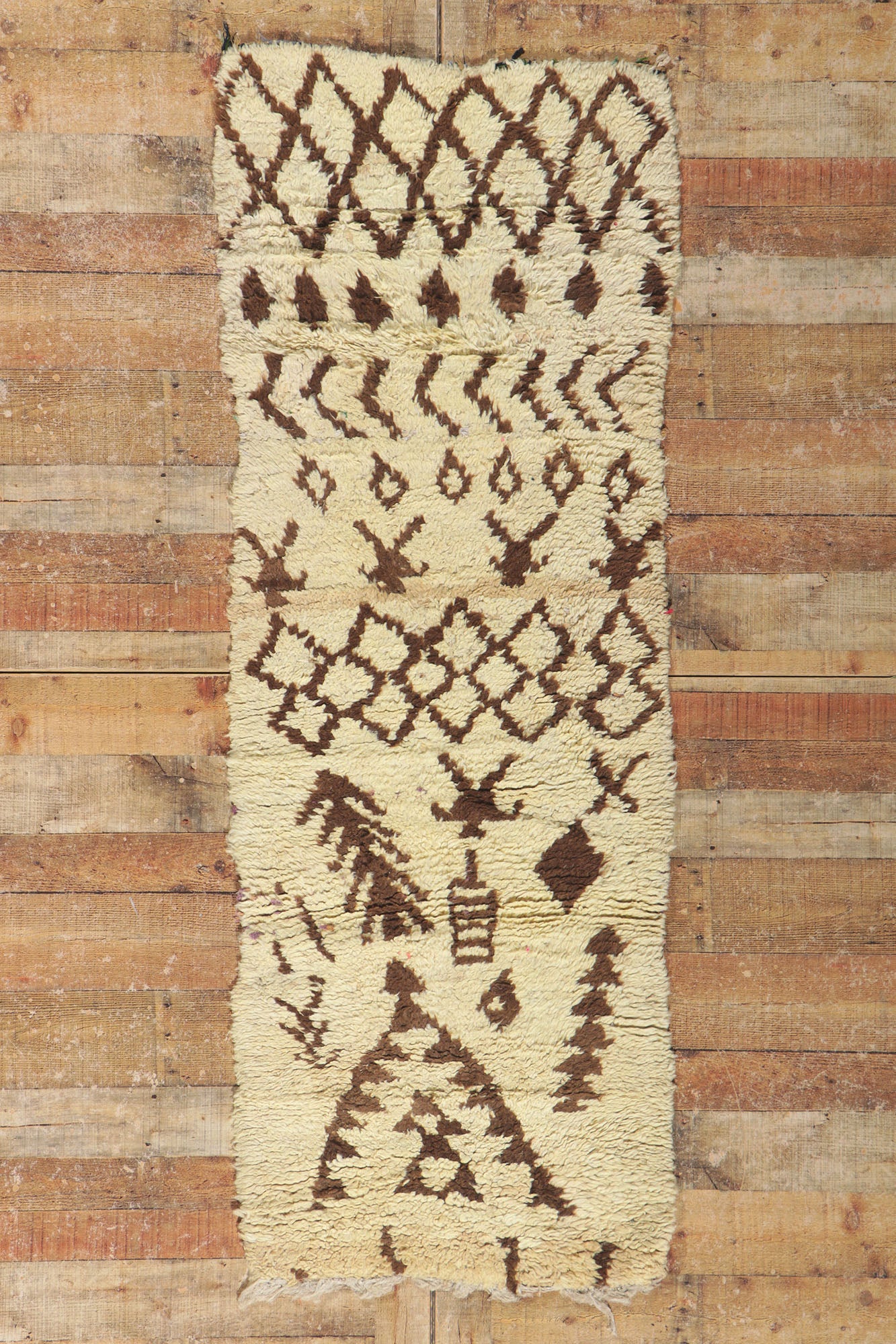 2 x 7 Vintage Moroccan Azilal Rug 21633