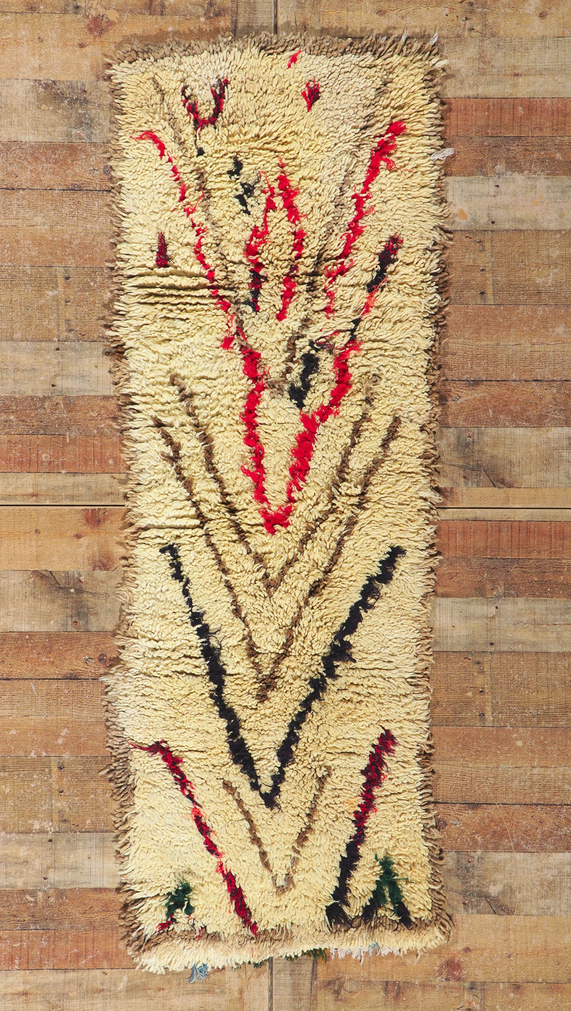2 x 6 Vintage Moroccan Azilal Rug 21634