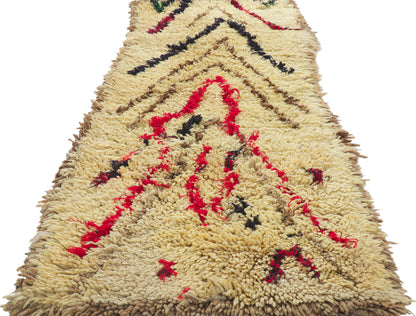 2 x 6 Vintage Moroccan Azilal Rug 21634