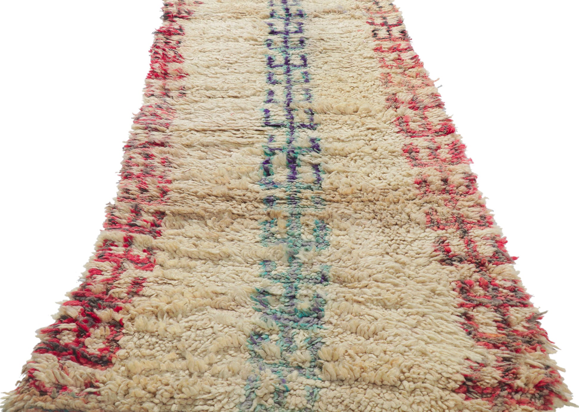 2 x 7 Vintage Moroccan Azilal Rug 21635