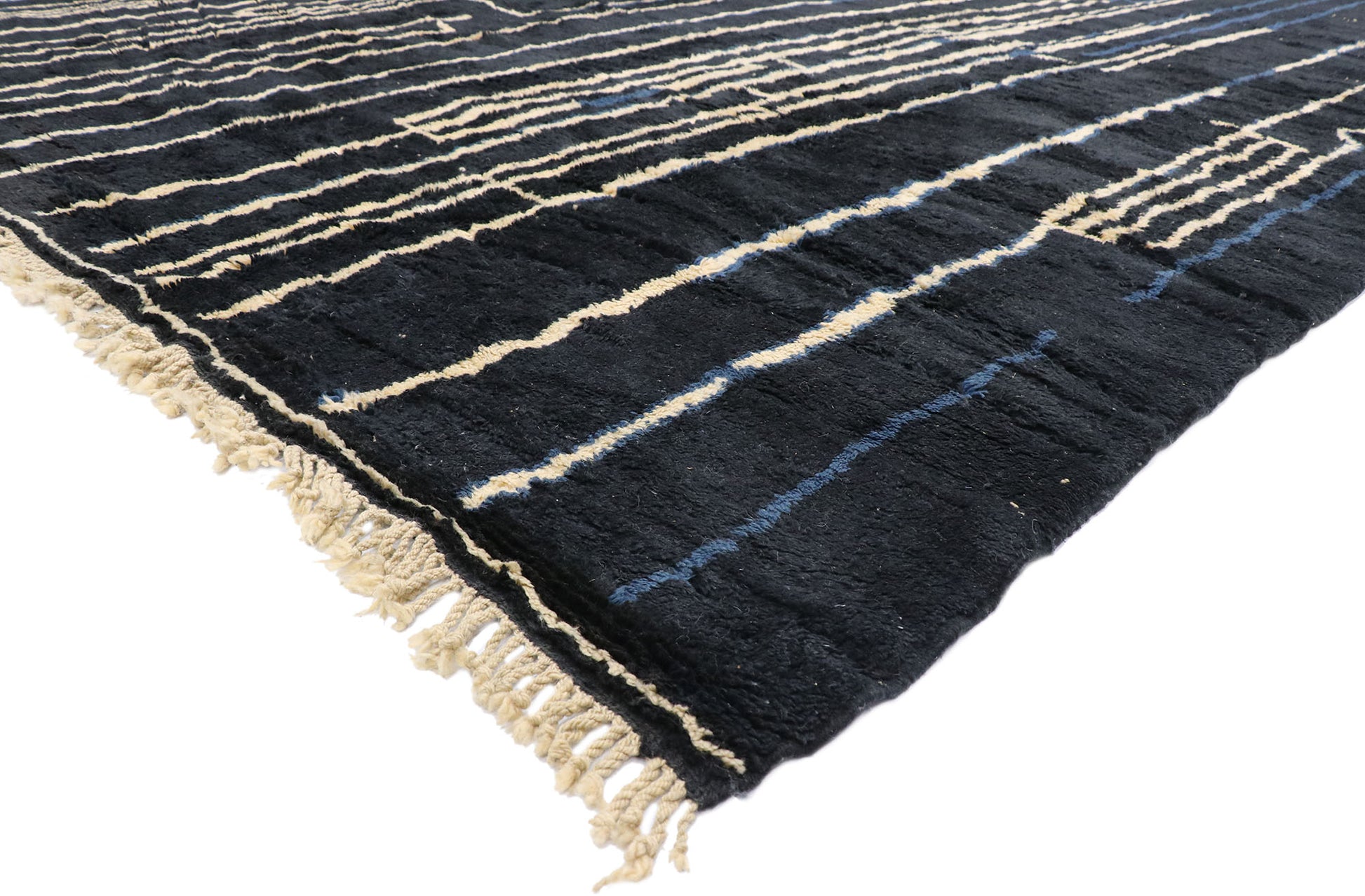 10 x 14 Modern Beni Mrirt Moroccan Rug 21646