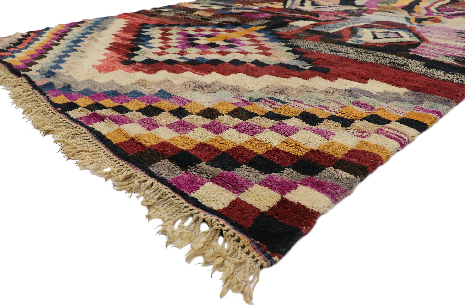 9 x 11 Modern Beni Mrirt Moroccan Rug 21647