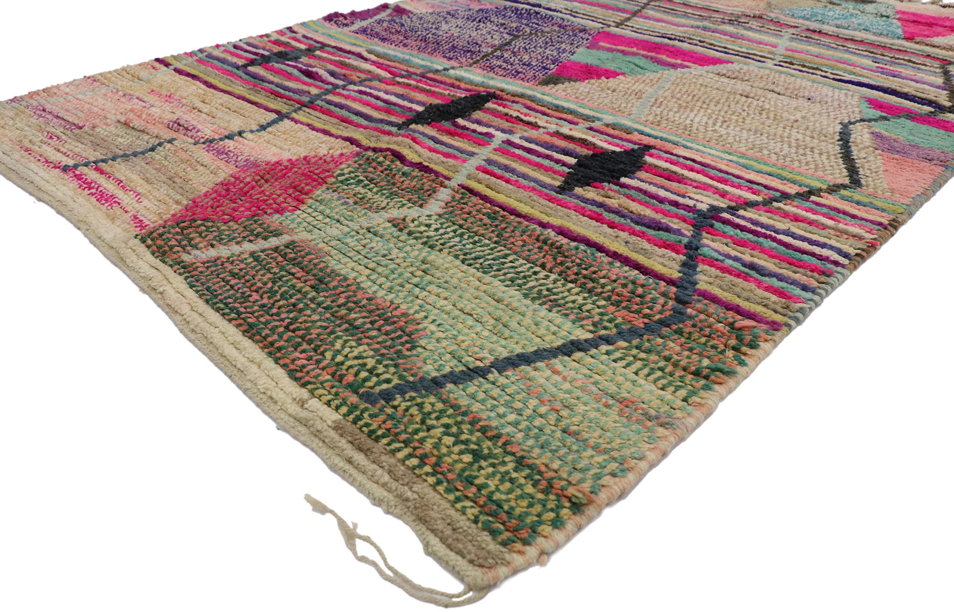 5 x 8 Vintage Boujad Moroccan Rug 21652