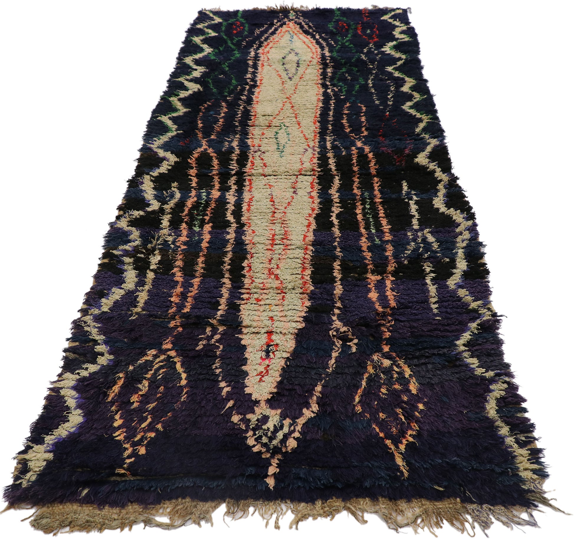 3 x 9 Vintage Moroccan Rug 21658