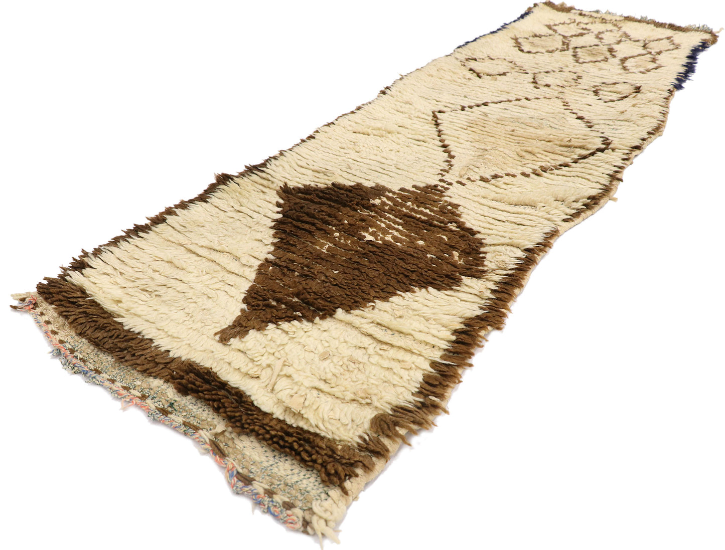 2 x 6 Vintage Moroccan Boucherouite Rug 21659