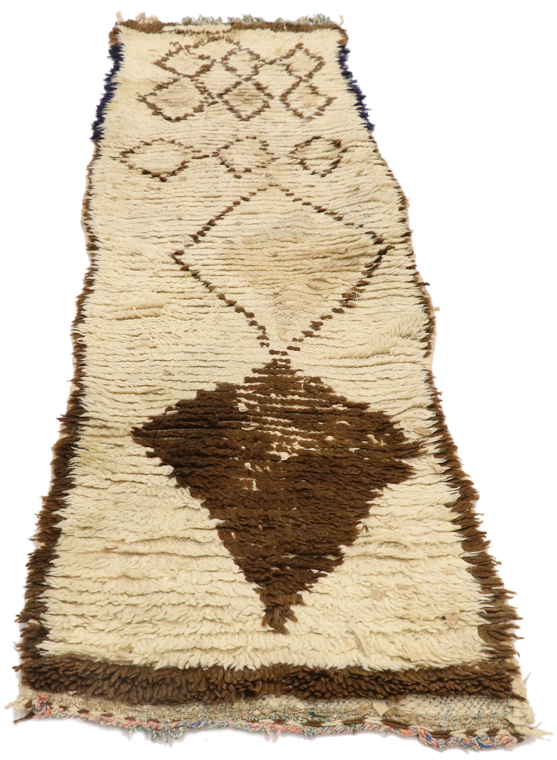 2 x 6 Vintage Moroccan Boucherouite Rug 21659