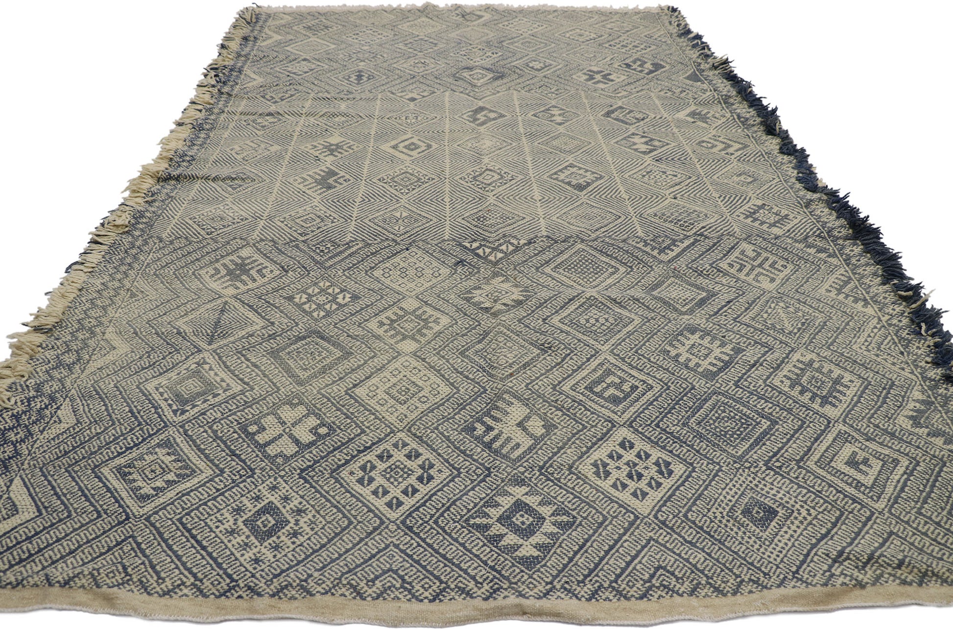 6 x 10 Vintage Zemmour Moroccan Kilim Rug 21661