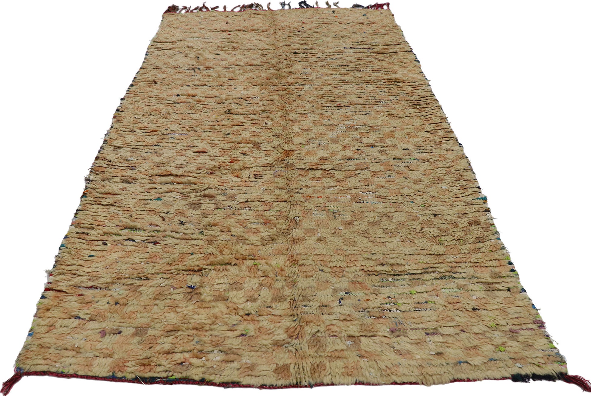 4 x 7 Vintage Rehamna Moroccan Rug 21666