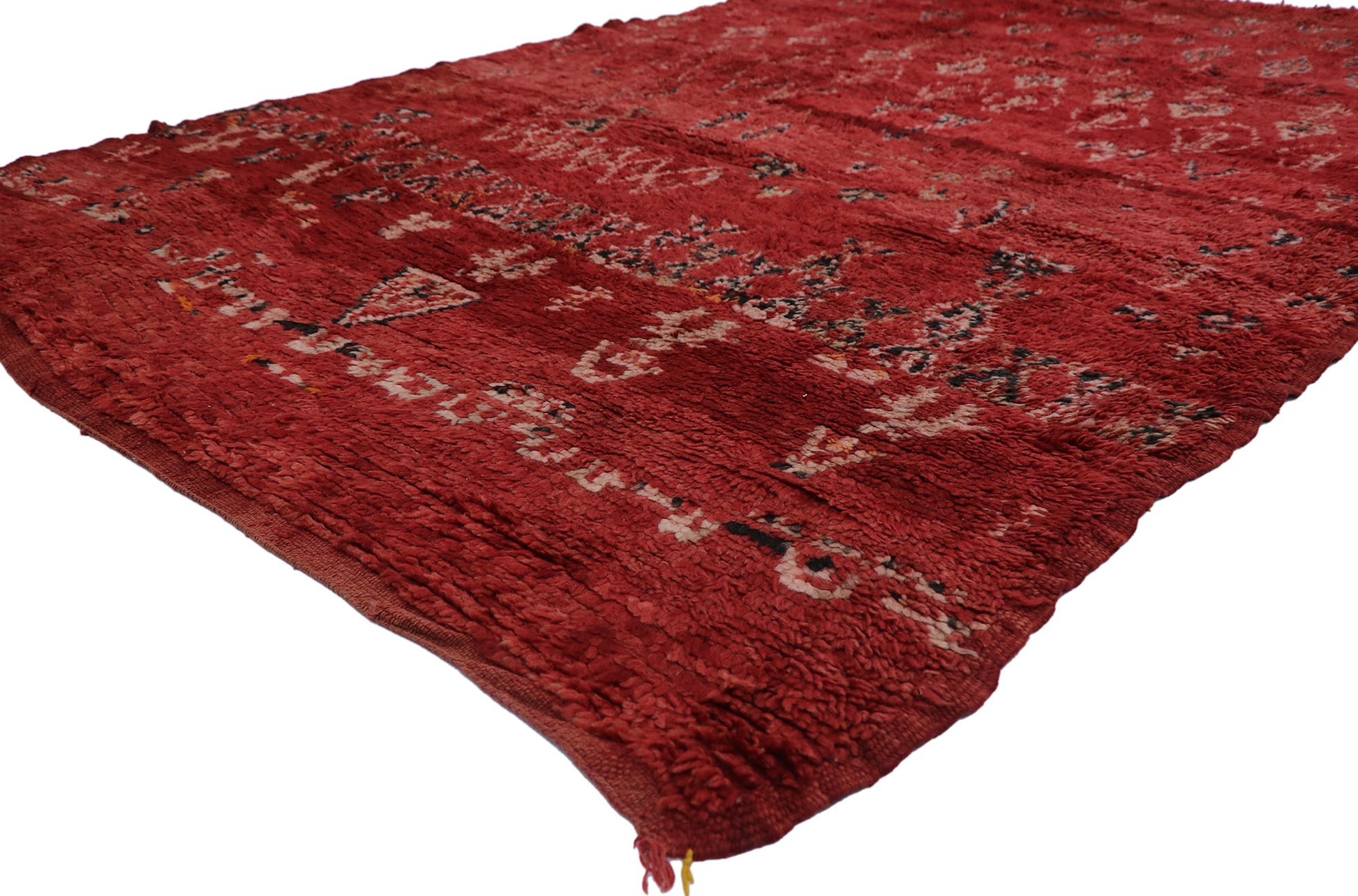6 x 10 Vintage Red Moroccan Rug 21671
