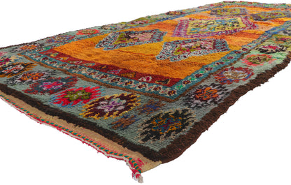 6 x 13 Vintage Berber Moroccan Boujad Rug 21672