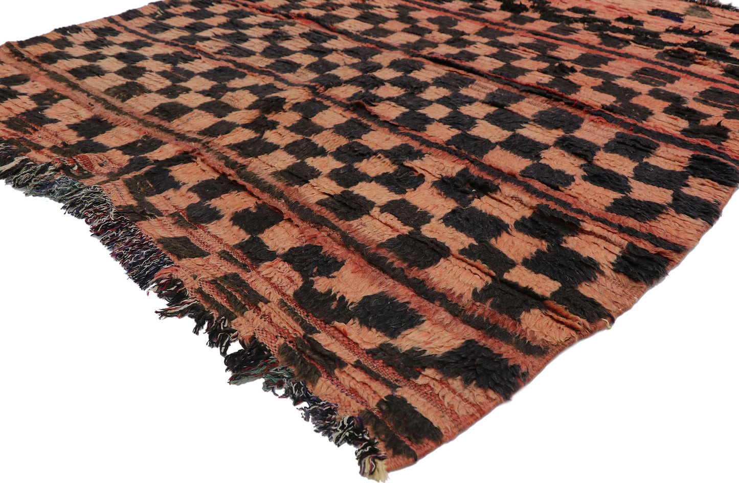 5 x 5 Vintage Boujad Moroccan Rug 21673