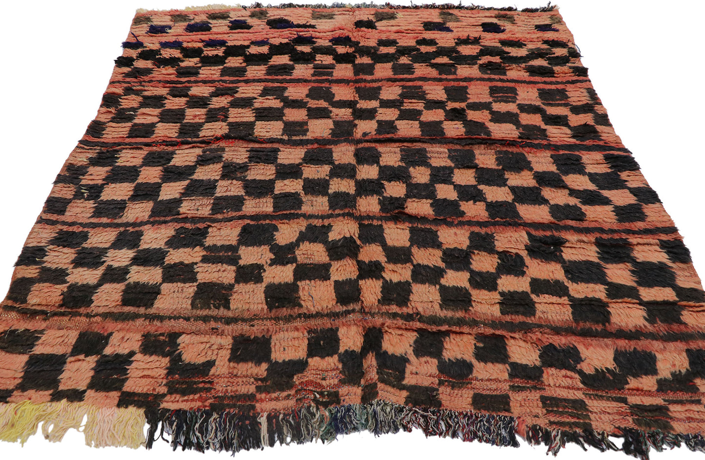 5 x 5 Vintage Boujad Moroccan Rug 21673