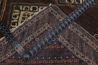 4 x 6 Antique Persian Afshar Rug 21687