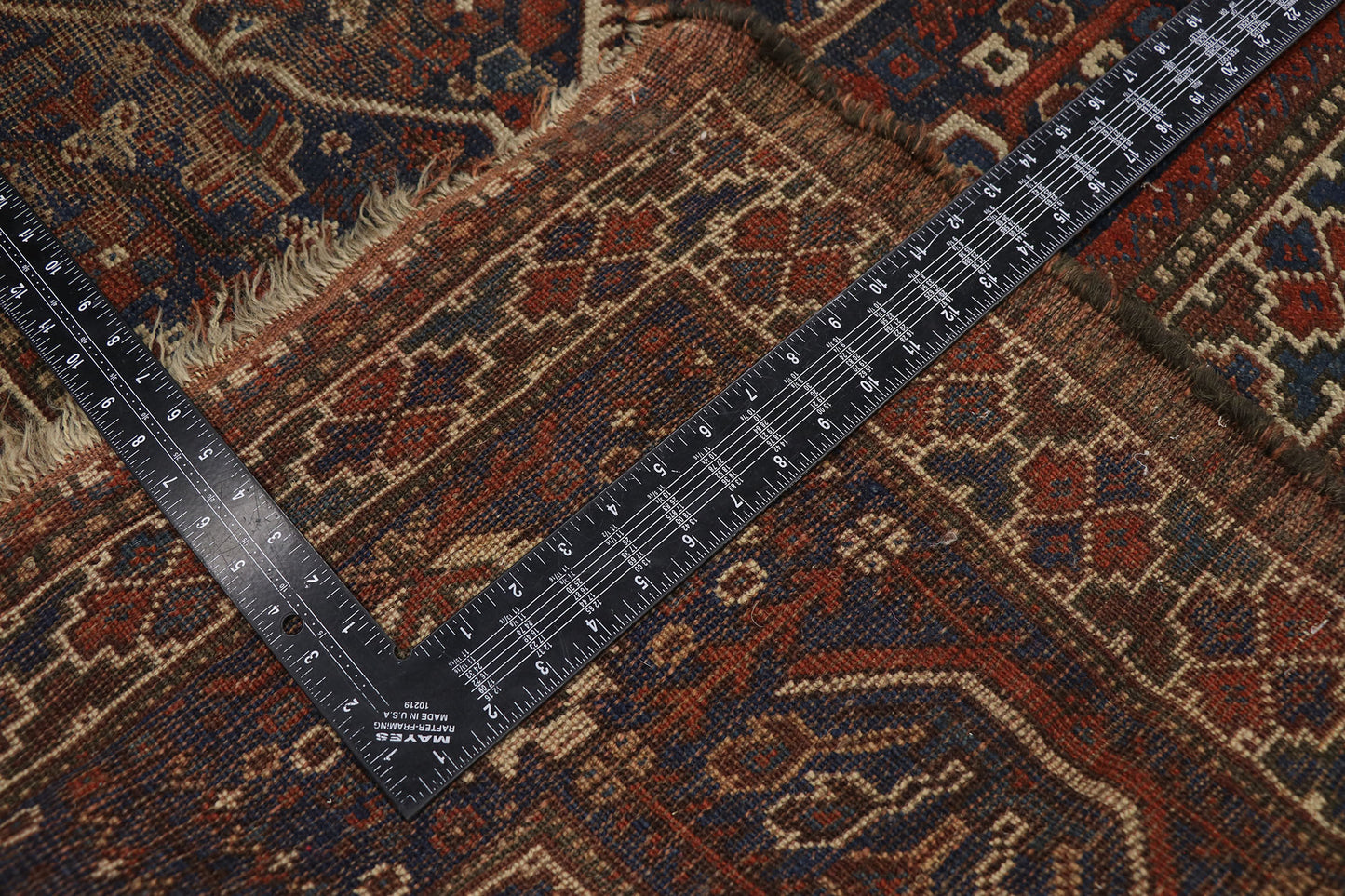 7 x 9 Antique Persian Shiraz Rug 21690