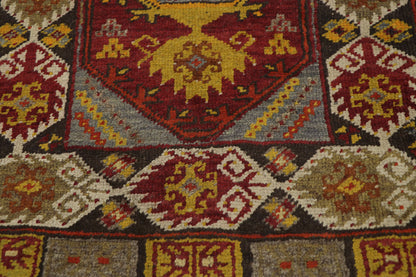 2 x 3 Antique Turkish Oushak Rug 21693