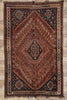 5 x 8 Antique Persian Shiraz Rug 21698