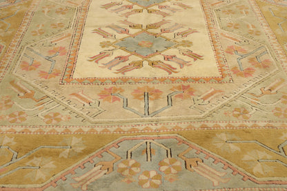 8 x 9 Vintage Turkish Oushak Rug 21700