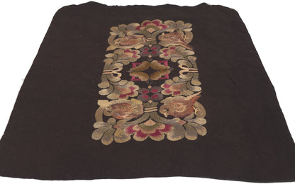 2 x 2 Hand Embroidered Pillow Cover 78615