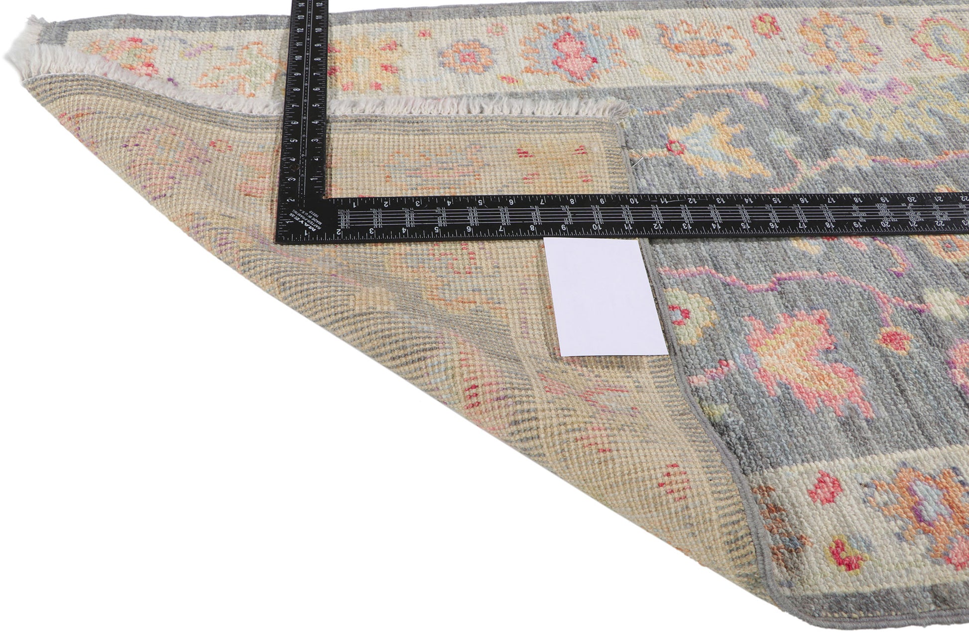 2 x 10 Colorful Oushak Runner 80962