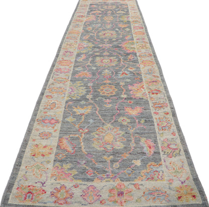 2 x 10 Colorful Oushak Runner 80962