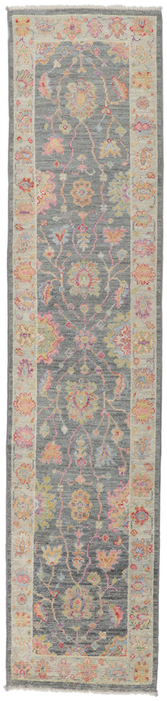 2 x 10 Colorful Oushak Runner 80962