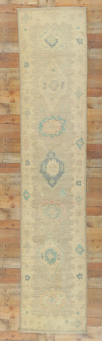2 x 12 Modern Oushak Runner 80841