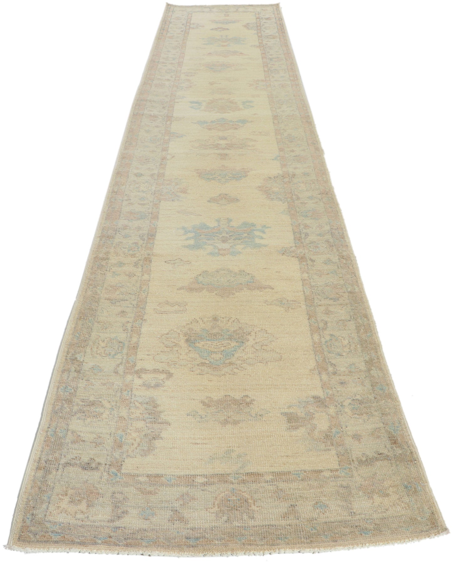 2 x 14 Modern Oushak Runner 80843