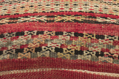 2 x 2 x 1 Vintage Moroccan Kilim Pouf 78438