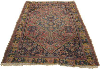 2 x 3 Antique Persian Senneh Rug 78417