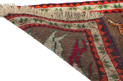 2 x 4 Vintage Persian Gabbeh Rug 61055