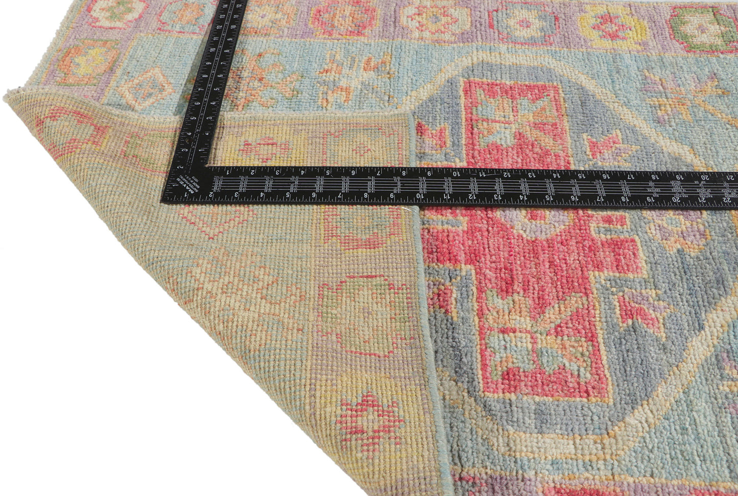 2 x 7 Colorful Oushak Runner 80824