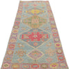 2 x 7 Colorful Oushak Runner 80824