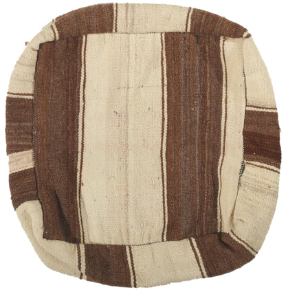 2 x 2 x 1 Vintage Moroccan Kilim Pouf 78440