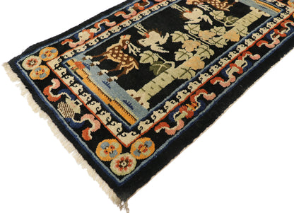 2 x 3 Antique Chinese Art Deco Rug 77414