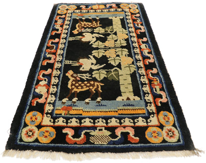 2 x 3 Antique Chinese Art Deco Rug 77414