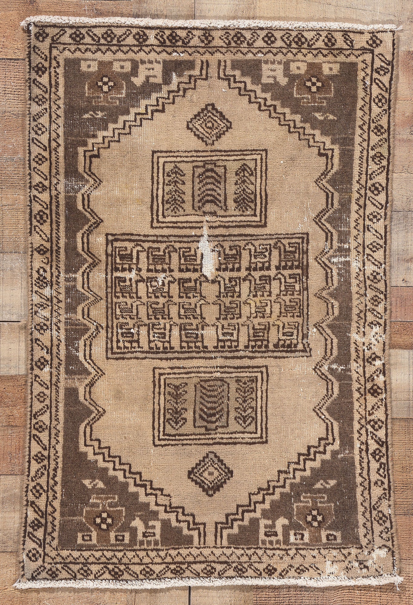2 x 3 Antique Persian Hamadan Rug 78580
