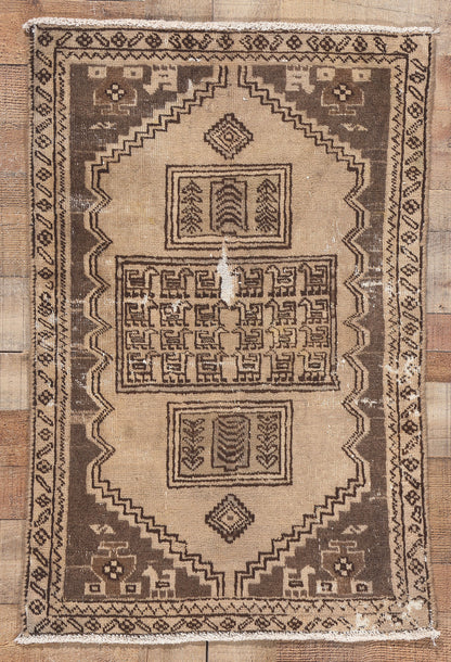 2 x 3 Antique Persian Hamadan Rug 78580