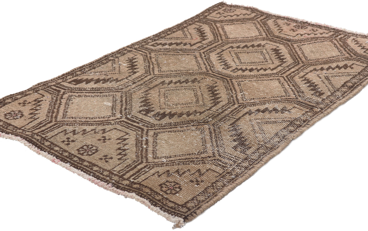 2 x 3 Antique Persian Tabriz Rug 78582