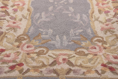 2 x 3 Vintage American Floral Hooked Rug 78554