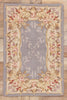2 x 3 Vintage American Floral Hooked Rug 78554