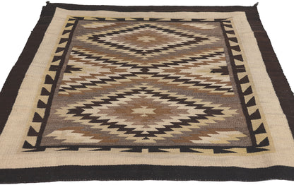 2 x 3 Vintage Two Grey Hills Navajo Rug 78638