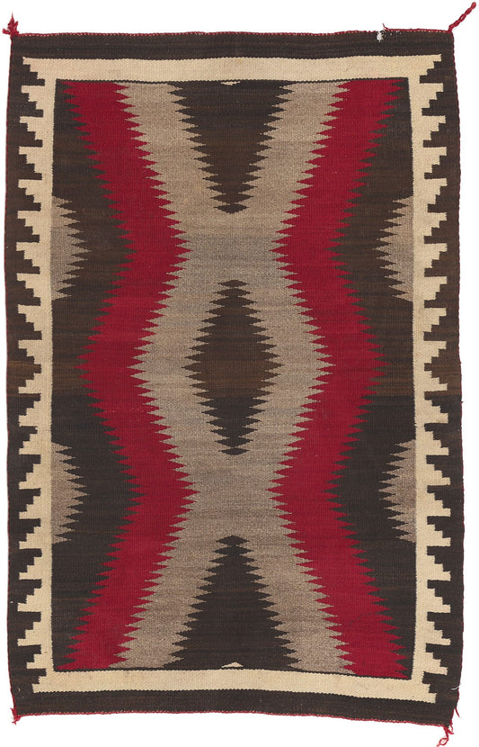 2 x 4 Antique Ganado Navajo Rug 78626