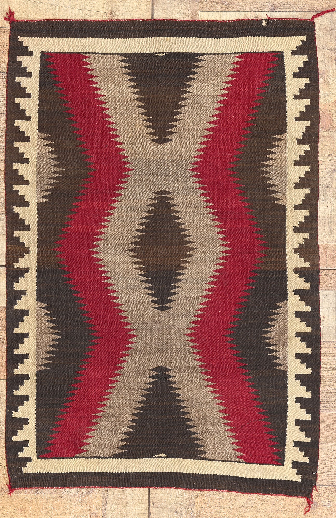 2 x 4 Antique Ganado Navajo Rug 78626