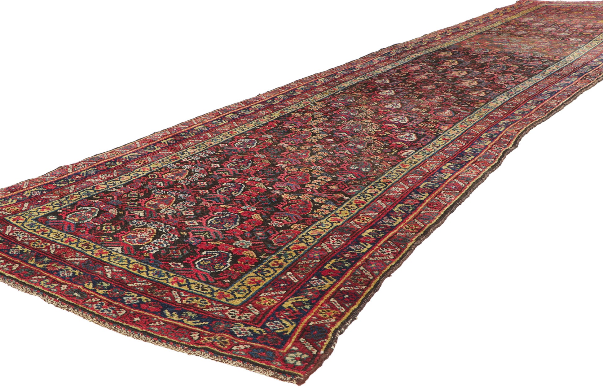 3 x 15 Antique Persian Malayer Runner 78521