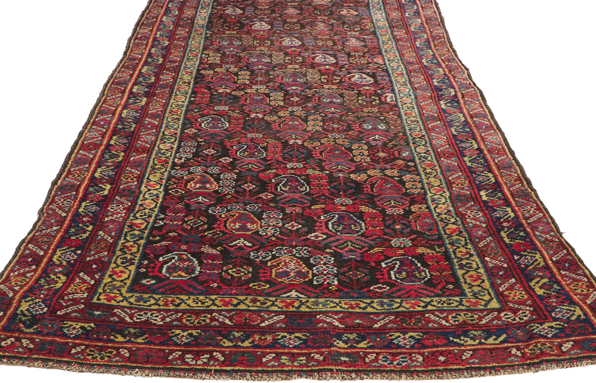 3 x 15 Antique Persian Malayer Runner 78521